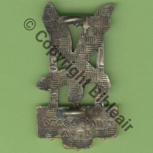 A0774 61e.ET (TOURAINE FRANC.COMTE POITOU) ORLEANS non-emaille  DrP 2Anneaux vertic Guilloche Src.Y.GENTY 14Eur06.06 